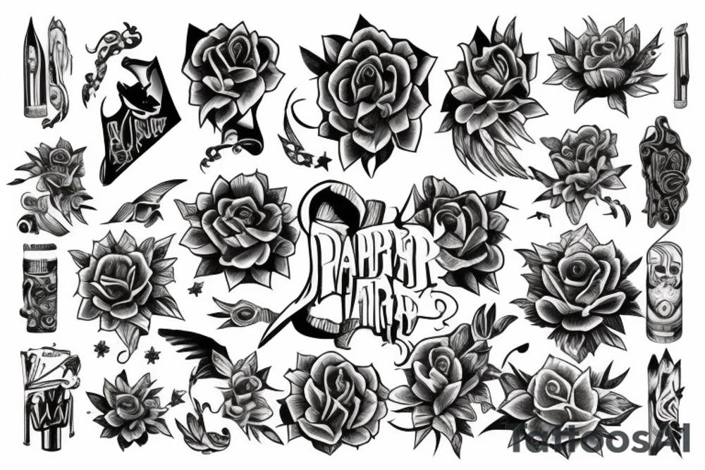 upper arm tattoo tattoo idea