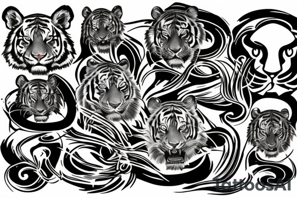 Tiger tattoo idea