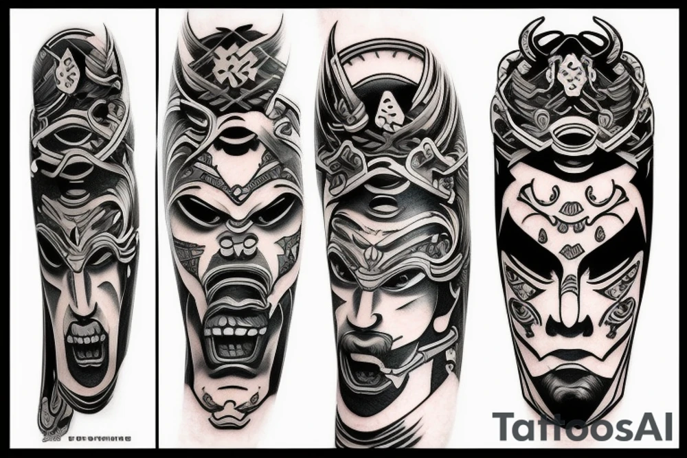Samurai tattoo idea