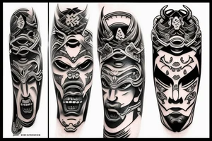 Samurai tattoo idea