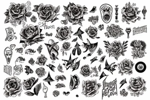 musta kissa tattoo idea