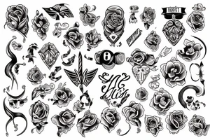 musta kissa tattoo idea