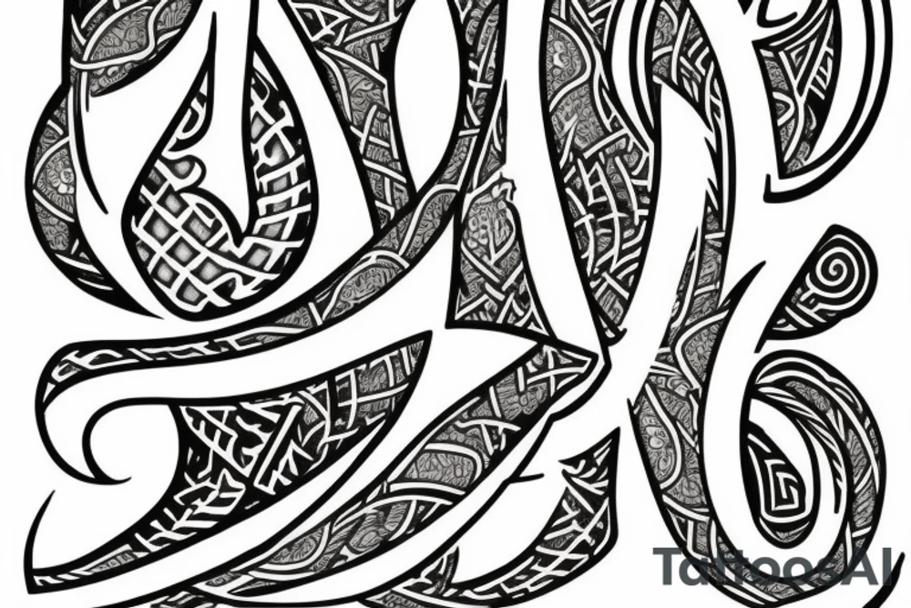 Alpha und Omega symbol tattoo idea