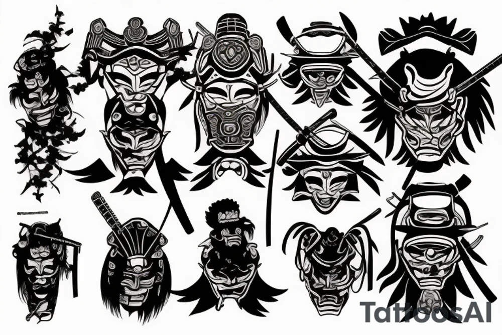 samurai tattoo idea