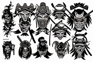 samurai tattoo idea
