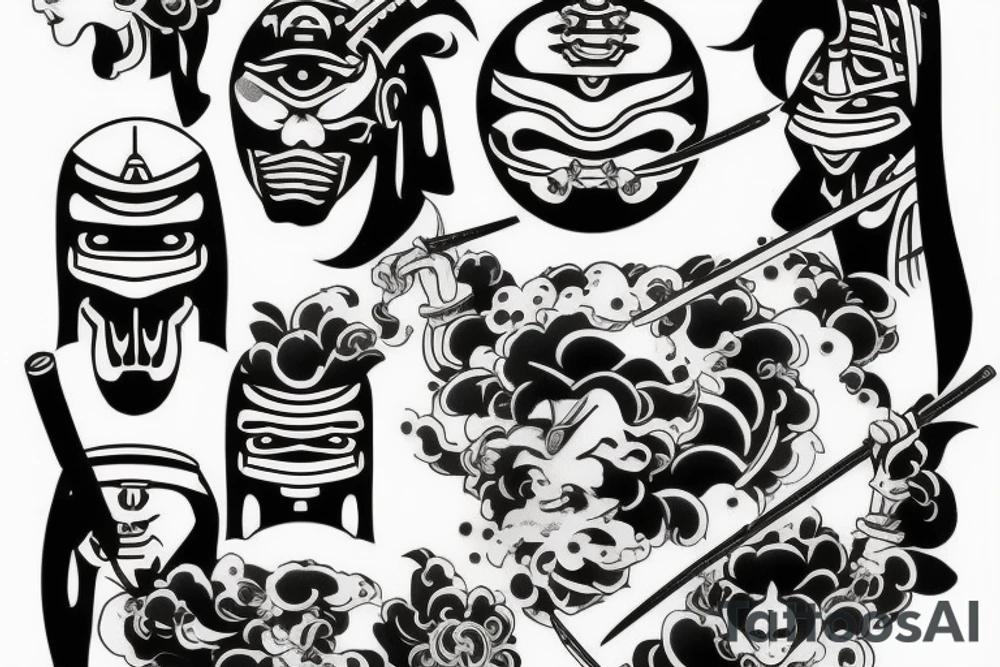 samurai tattoo idea