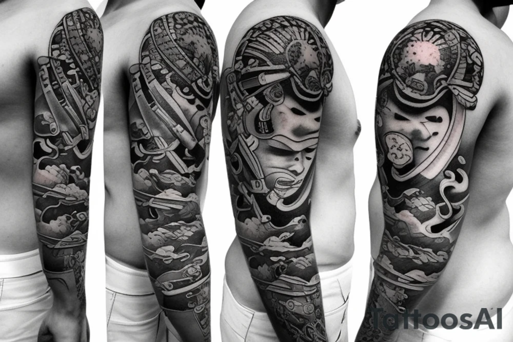 samurai tattoo idea