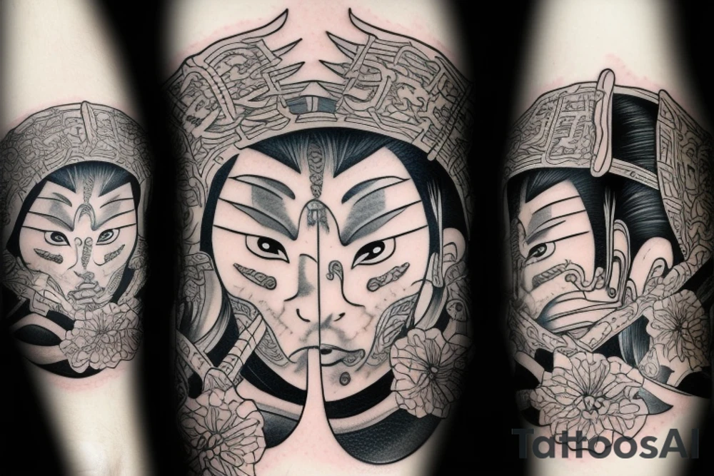 samurai tattoo idea