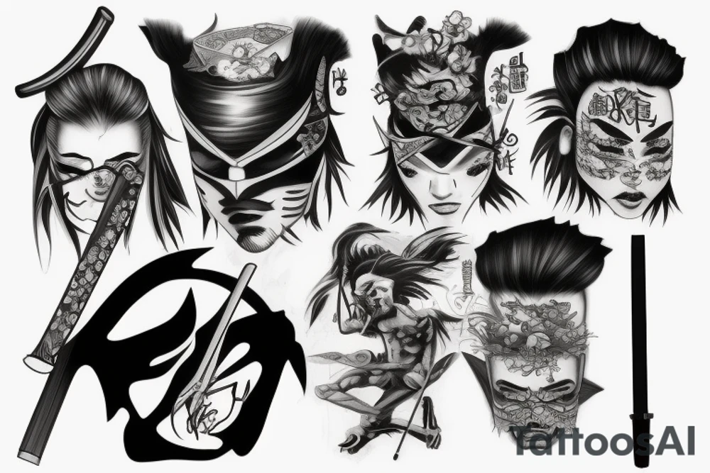 Katana tattoo idea