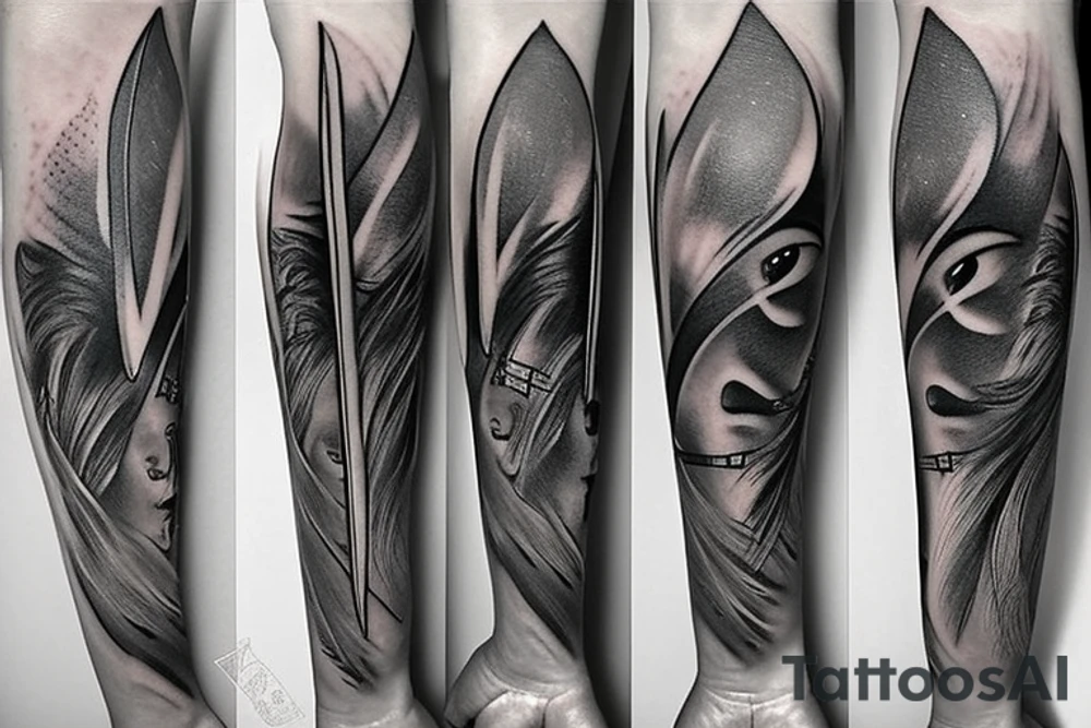 Katana sword tattoo idea