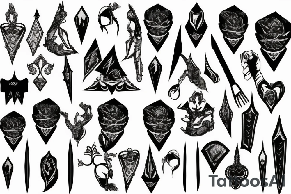 Dagger tattoo idea