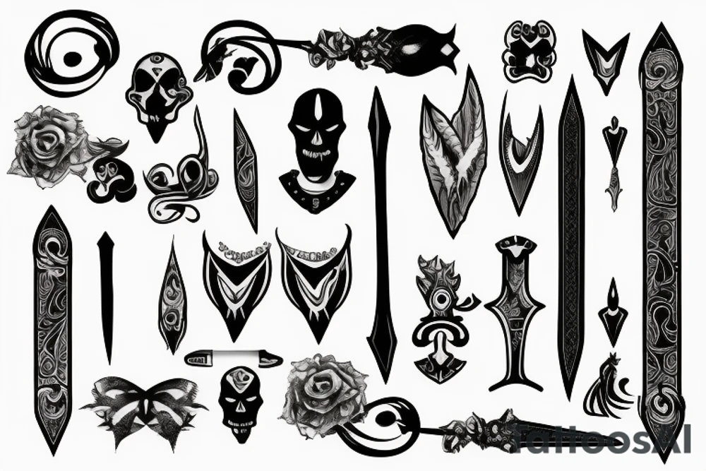 Dagger tattoo idea