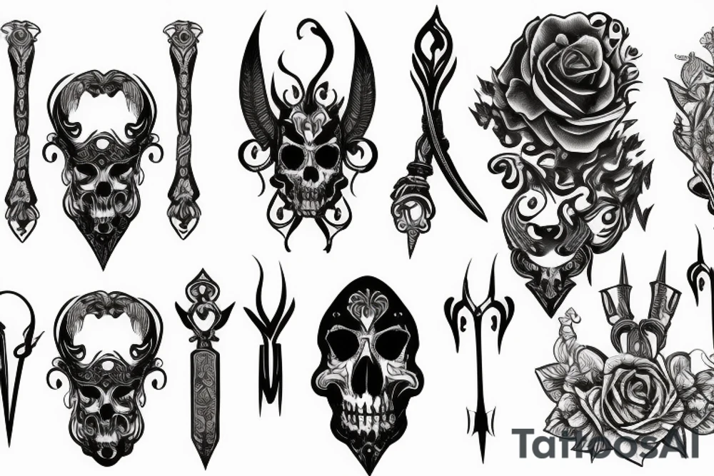 Dagger tattoo idea