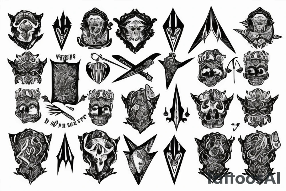 Dagger tattoo idea