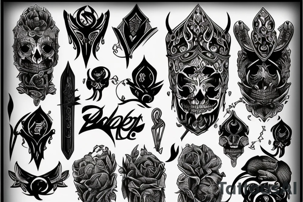 Dagger tattoo idea