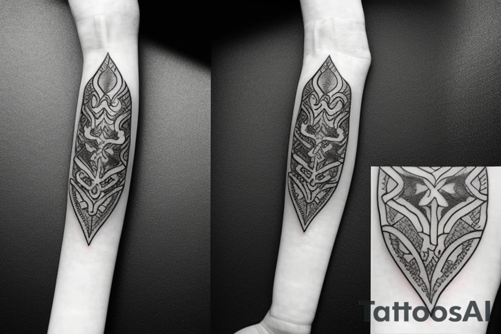 Dagger Blade tattoo idea