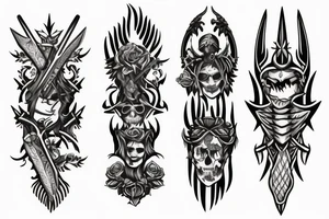 Dagger Blade tattoo idea