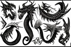 Tiamat tattoo idea