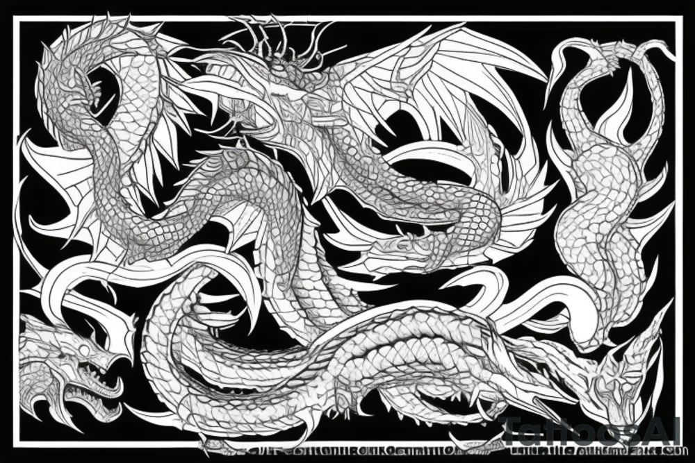 Tiamat tattoo idea