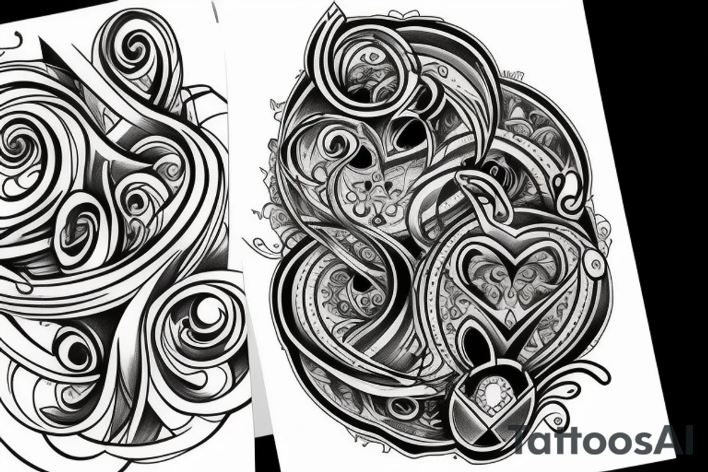 Hourglass tattoo idea