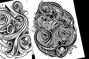 Hourglass tattoo idea