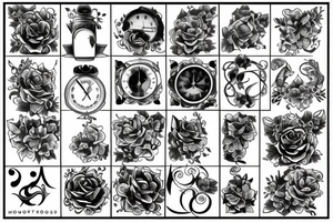 Hourglass tattoo idea