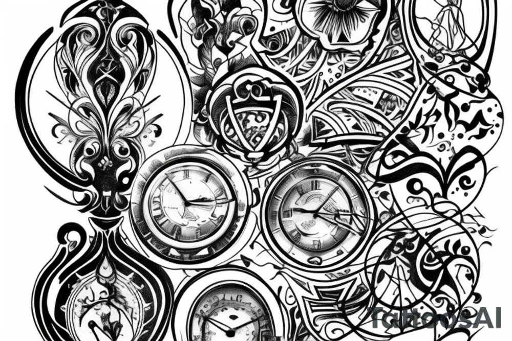 Hourglass tattoo idea