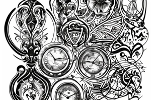 Hourglass tattoo idea
