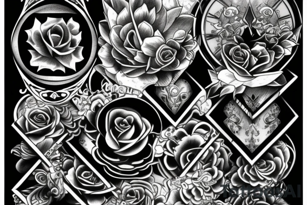Hourglass tattoo idea
