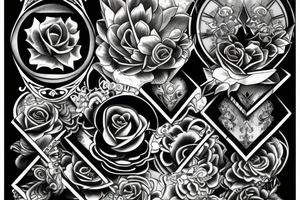 Hourglass tattoo idea