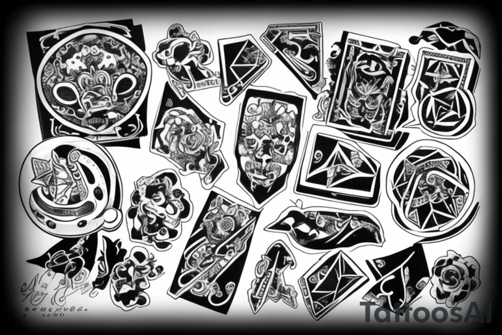 Dice tattoo idea
