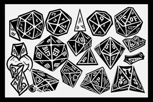 Dice tattoo idea