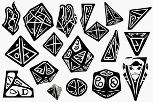 Dice tattoo idea