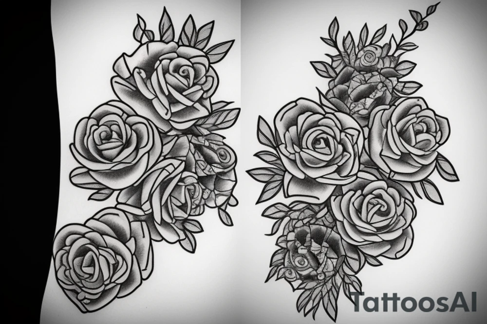 Dice tattoo idea