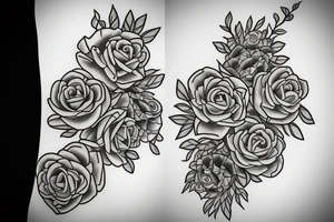 Dice tattoo idea