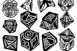 Dice tattoo idea