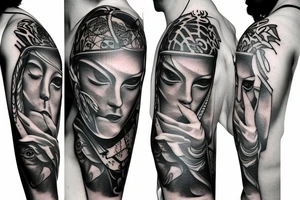 god tattoo idea