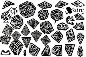 Dice tattoo idea