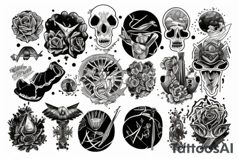 god above the earth tattoo idea
