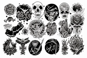 god above the earth tattoo idea