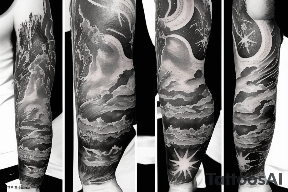 god above the earth tattoo idea