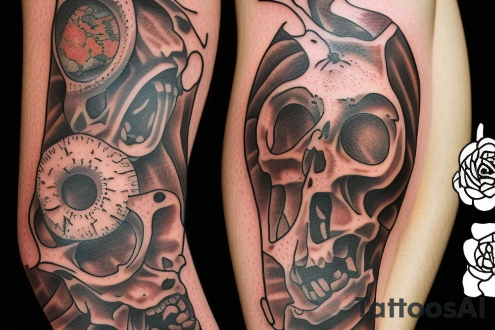 Just a picture of earth tattoo idea