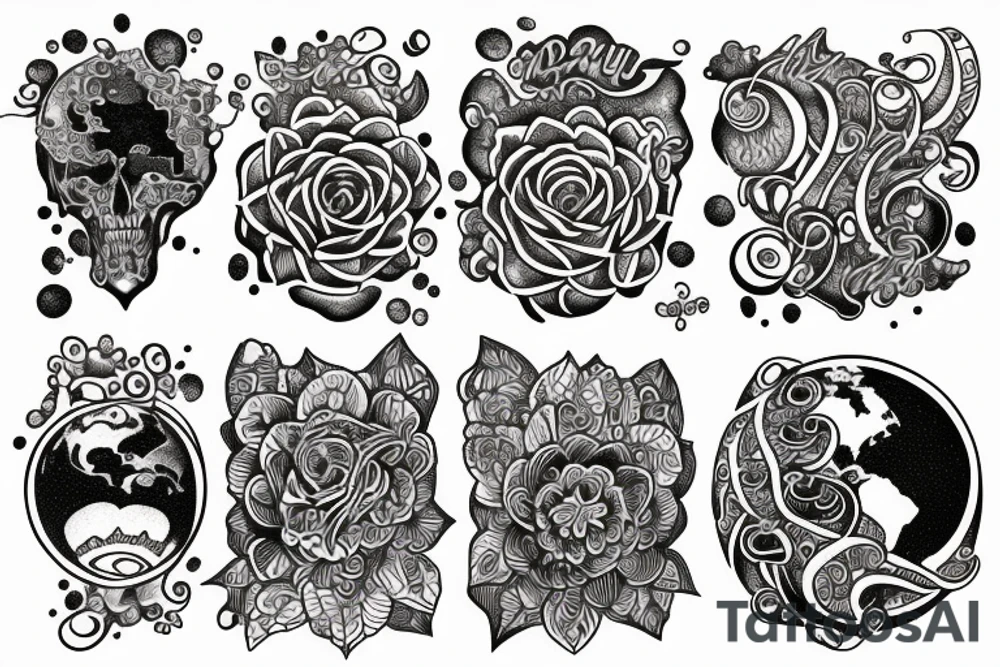 Just a picture of earth tattoo idea