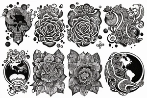 Just a picture of earth tattoo idea