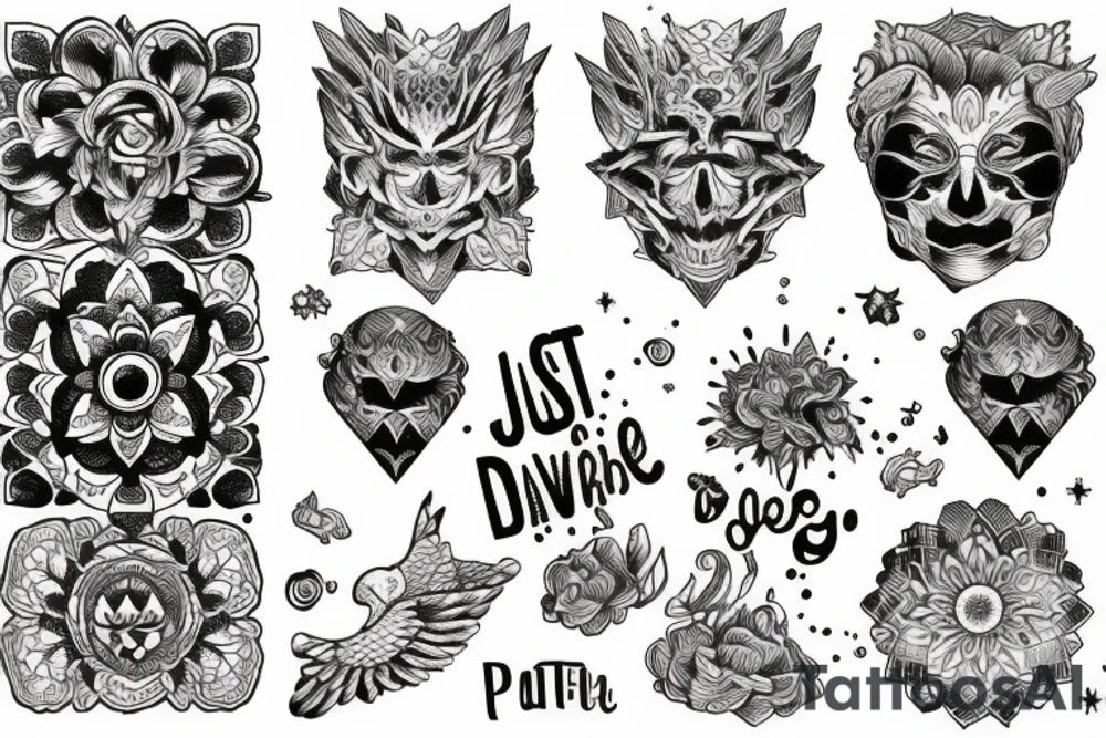 Just a picture of earth tattoo idea