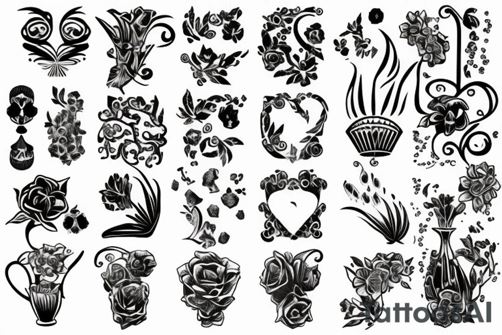 vase tattoo idea