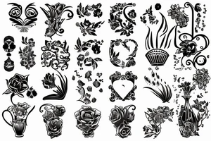 vase tattoo idea