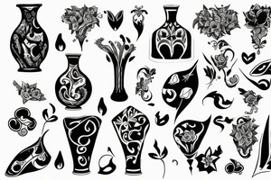 vase tattoo idea