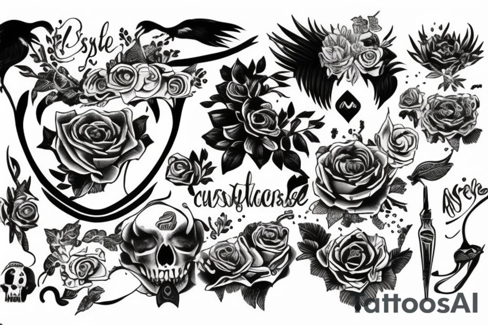 ALIIS INSERVIENDO IPSE CONSUMOR typo tattoo idea