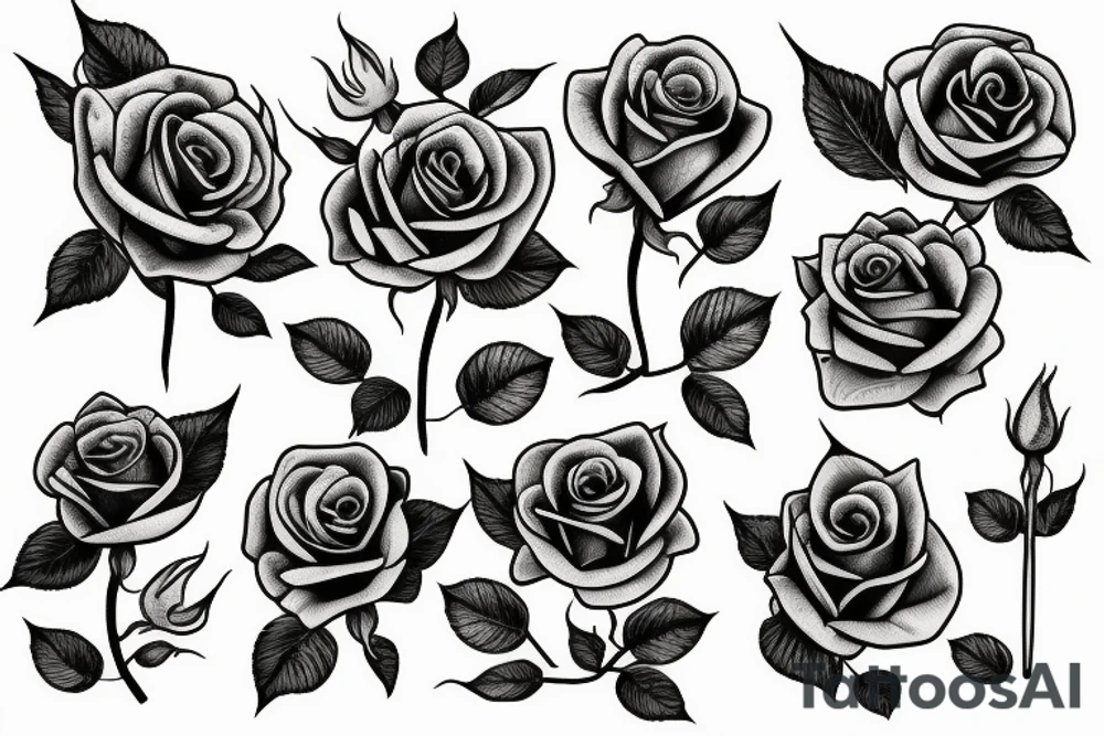 Roses tattoo idea
